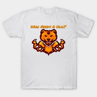 Bear Hug - Orange T-Shirt